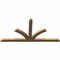 Ekena Millwork Richland Timber Gable Bracket, Western Red Cedar, 108"W x 54"H x 3 1/2"D x 5 1/2"F, 12/12 Pitch GBW108X54X0406RIC00SWR - alternate 2